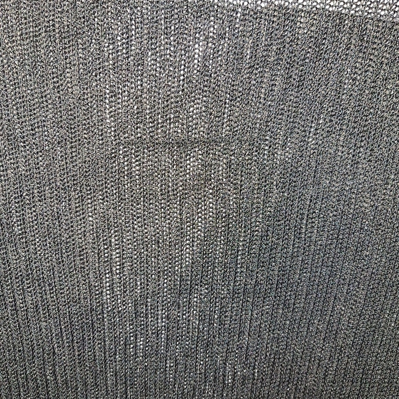 Black Sheer Knit Top - Picture 3 of 5